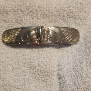 Silver Hair Barrette